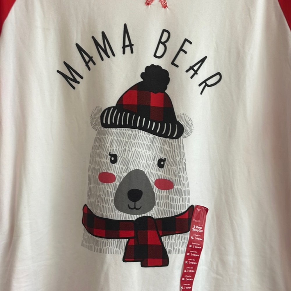 Mama Bear, Bear themed jammies for your families PJs pajamas xl nwot